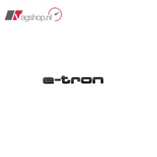 Audi E-tron logo zwart voor de achterzijde